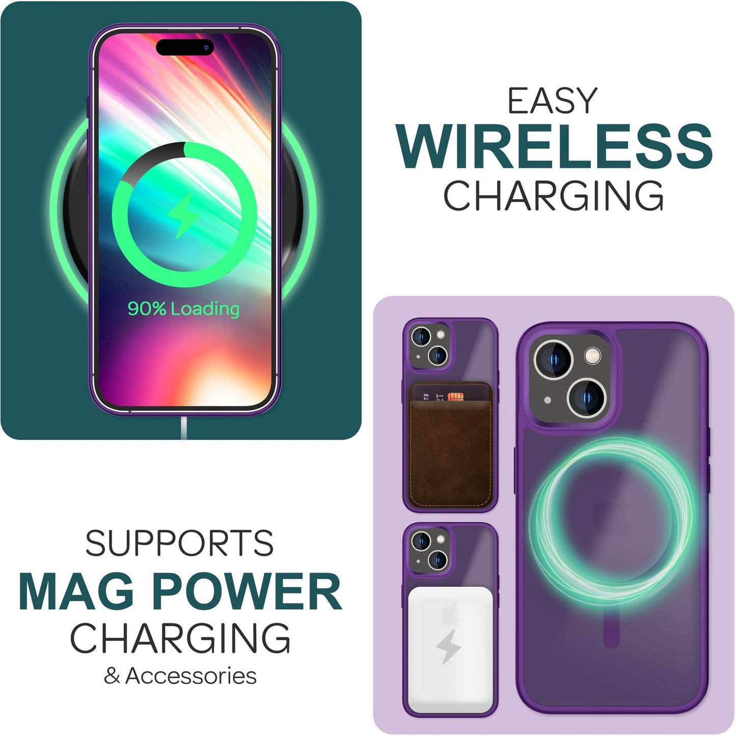 NALIA Magnet-Case für iPhone 15 – Matt-Transparent & MagSafe Kompatibel – MATTEX (Rutschfest, Stoßfest & Anti-Fingerabdruck) – Marke aus Berlin