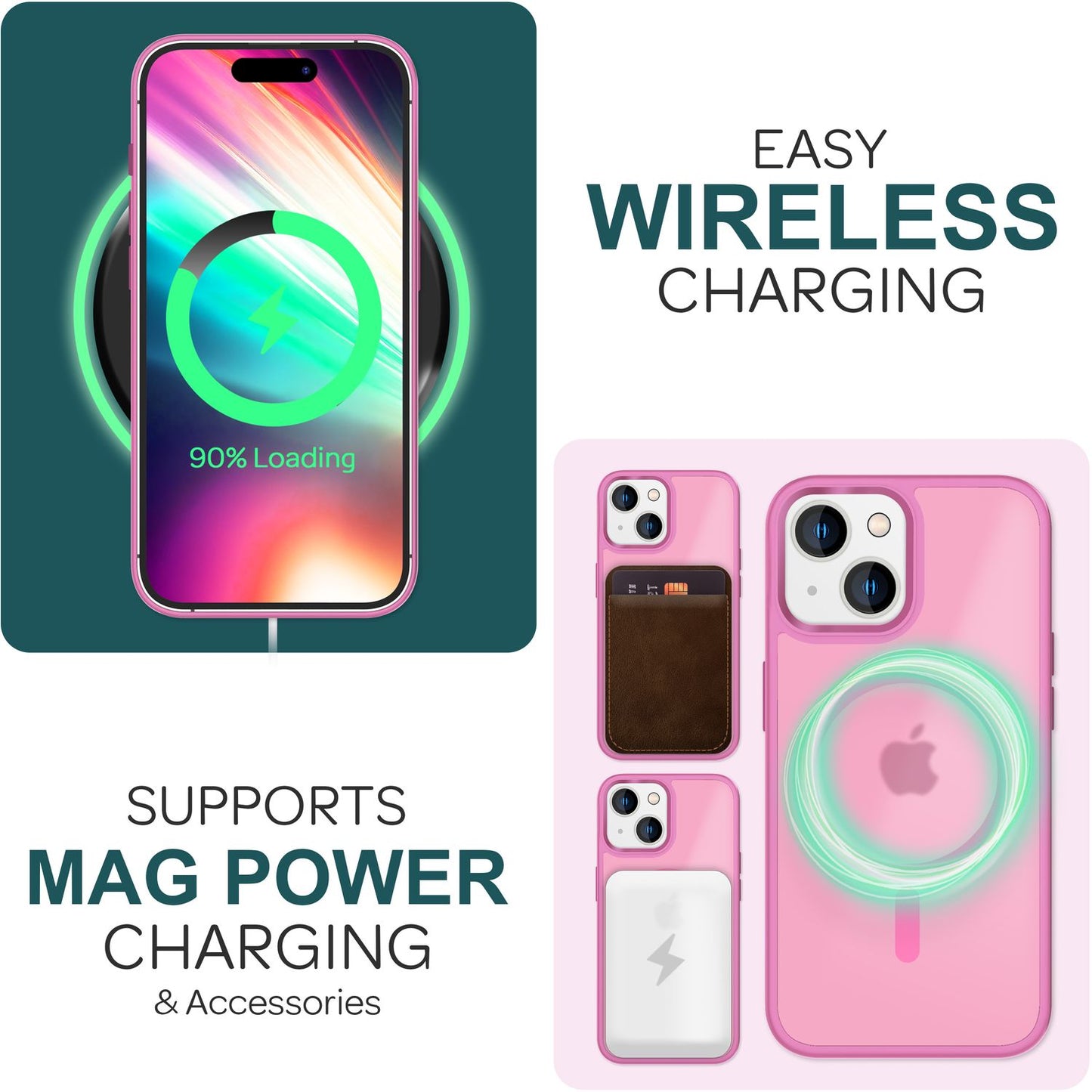NALIA Magnet-Case für iPhone 15 – Matt-Transparent & MagSafe Kompatibel – MATTEX (Rutschfest, Stoßfest & Anti-Fingerabdruck) – Marke aus Berlin