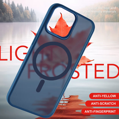 NALIA Magnet-Case für iPhone 15 Pro – Matt-Transparent & MagSafe Kompatibel – MATTEX (Rutschfest, Stoßfest & Anti-Fingerabdruck) – Marke aus Berlin