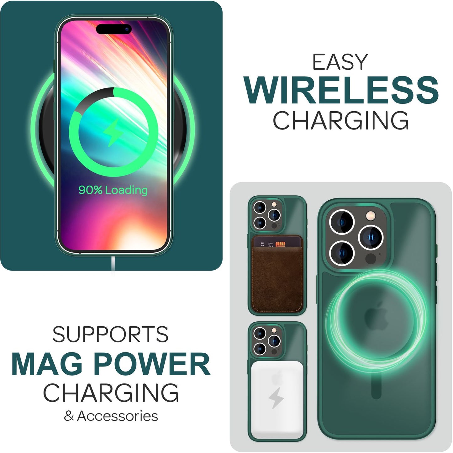 NALIA Magnet-Case für iPhone 15 Pro – Matt-Transparent & MagSafe Kompatibel – MATTEX (Rutschfest, Stoßfest & Anti-Fingerabdruck) – Marke aus Berlin