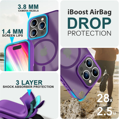 NALIA Magnet-Case für iPhone 15 Pro Max – Matt-Transparent & MagSafe Kompatibel – MATTEX (Rutschfest, Stoßfest & Anti-Fingerabdruck) – Marke aus Berlin