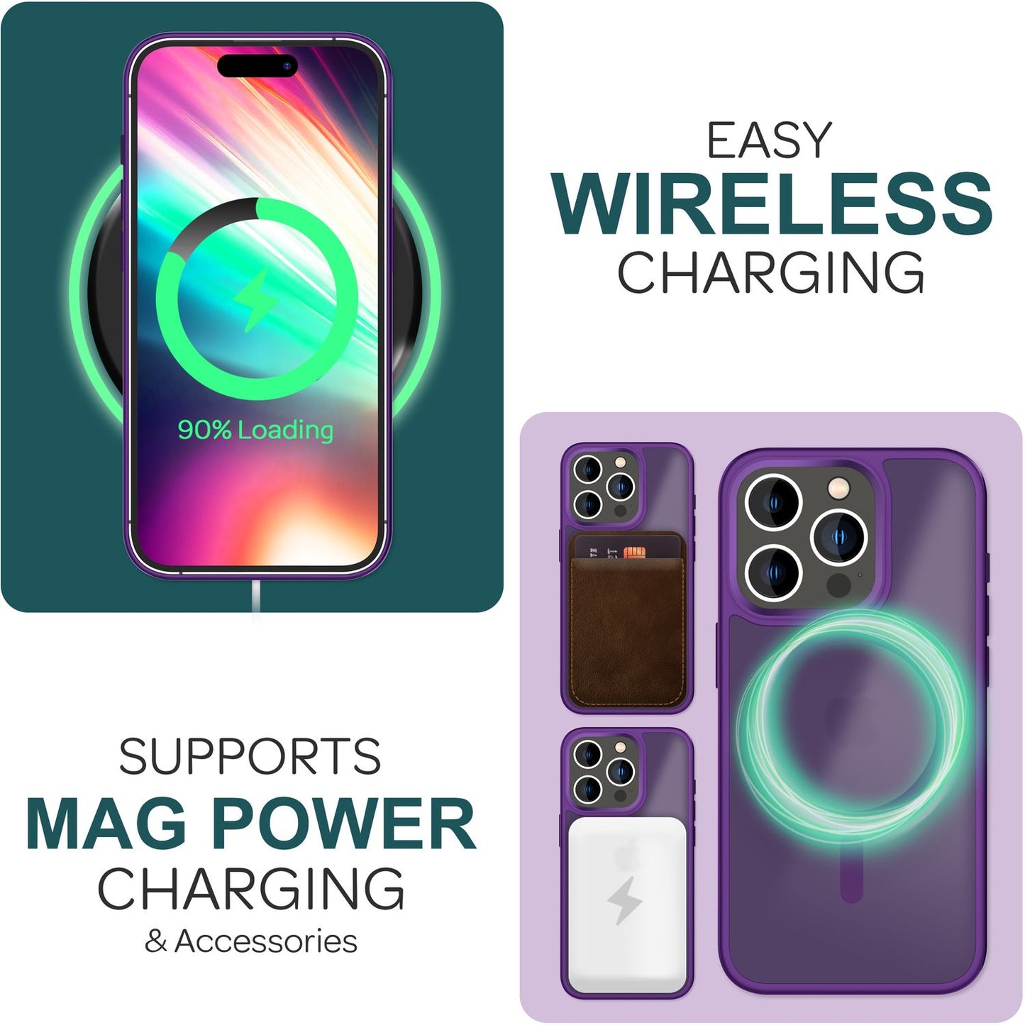 NALIA Magnet-Case für iPhone 15 Pro Max – Matt-Transparent & MagSafe Kompatibel – MATTEX (Rutschfest, Stoßfest & Anti-Fingerabdruck) – Marke aus Berlin