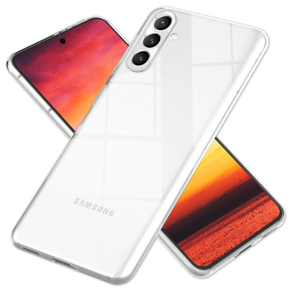 NALIA Transparente Silikonhülle für Samsung Galaxy S24 – Anti-Gelb & Rutschfest – GLAZE (Handyhülle Kristallklar, Schlank & Stoßfest) – Marke aus Berlin
