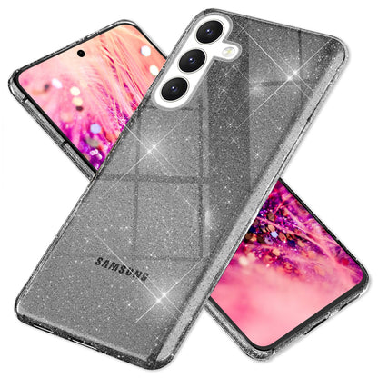NALIA Glitzerhülle für Samsung Galaxy S24 – Funkelndes Silikon Case – DAZZLIN (Transparent & Stoßfest) – Marke aus Berlin