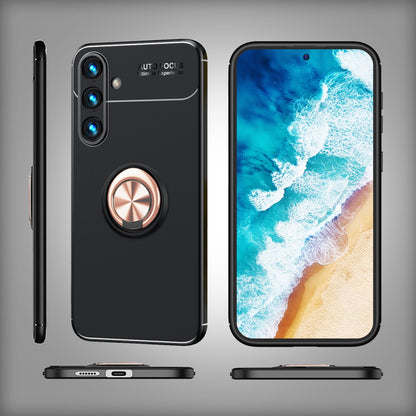 NALIA Ringhülle für Samsung Galaxy S24 Plus – Ring-Ständer 360° & für Magnet-Halter – GRIP360 (Mattiertes Silikon Case) – Marke aus Berlin