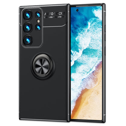 NALIA Ringhülle für Samsung Galaxy S24 Ultra – Ring-Ständer 360° & für Magnet-Halter – GRIP360 (Mattiertes Silikon Case) – Marke aus Berlin