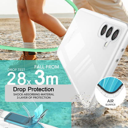 NALIA Handykette für Samsung Galaxy S24 Plus – Transparentes Hybrid-Case & Band – HANGIT PRO (Anti-Gelb Rückseite & Verstellbar) – Marke aus Berlin