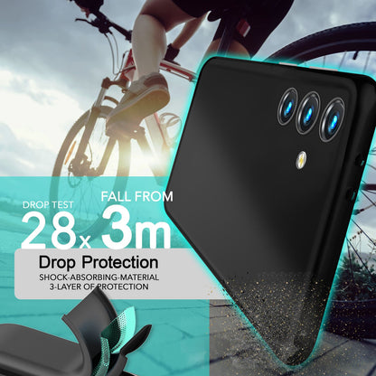 NALIA Ultra Slim Hardcase für Samsung Galaxy S24 – Matt & 0.3mm Dünn – PHANTOM (Dünnes Cover & Kamera-Vollschutz) – Marke aus Berlin