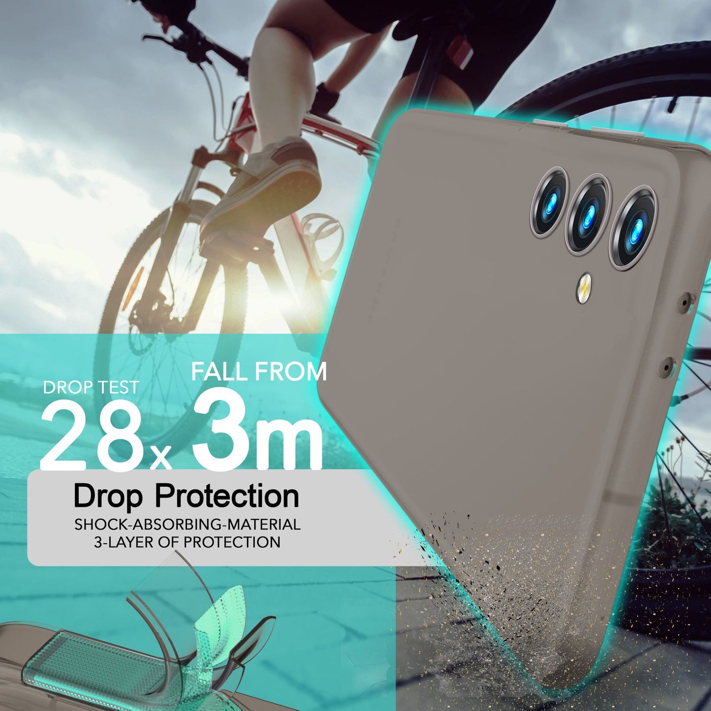 NALIA Ultra Slim Hardcase für Samsung Galaxy S24 Plus – Matt & 0.3mm Dünn – PHANTOM (Dünnes Cover & Kamera-Vollschutz) – Marke aus Berlin