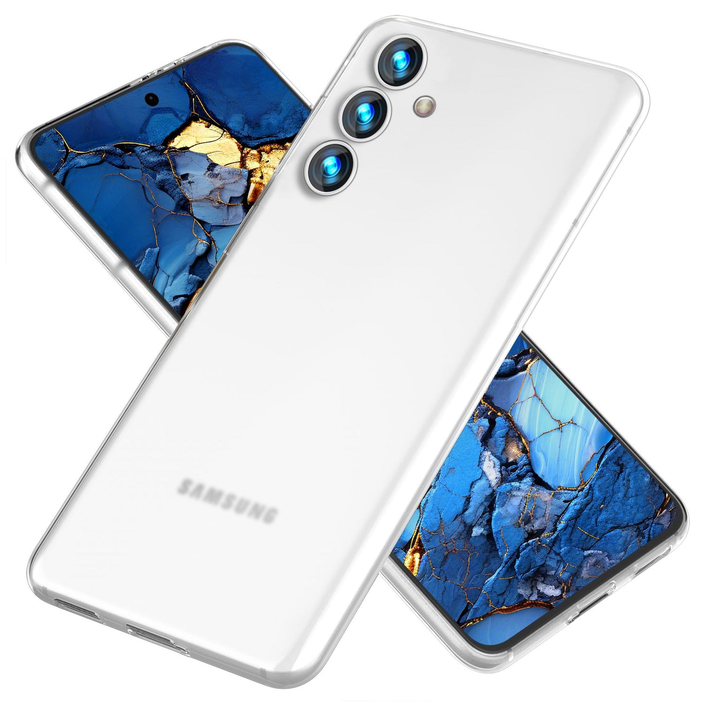NALIA Ultra Slim Hardcase für Samsung Galaxy S24 Plus – Matt & 0.3mm Dünn – PHANTOM (Dünnes Cover & Kamera-Vollschutz) – Marke aus Berlin