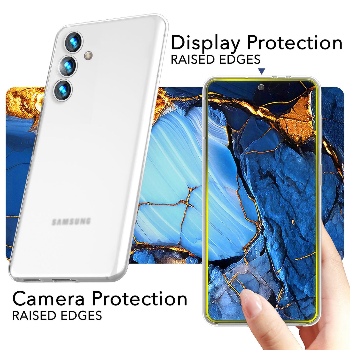 NALIA Ultra Slim Hardcase für Samsung Galaxy S24 Plus – Matt & 0.3mm Dünn – PHANTOM (Dünnes Cover & Kamera-Vollschutz) – Marke aus Berlin