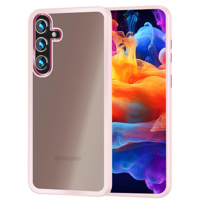 NALIA Matte Handyhülle für Samsung Galaxy S24 Plus – Stoßfester Silikon-Rahmen & Semi-Transparent – FUZION (Anti-Fingerprint Case) – Marke aus Berlin
