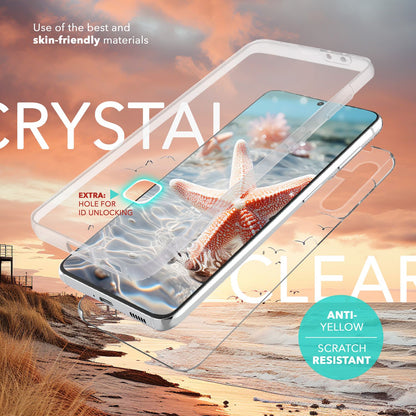 NALIA 360° Hülle für Samsung Galaxy S24 Plus – Vorne & Hinten Schutz – 360GUARD (Full-Body Case) – Marke aus Berlin