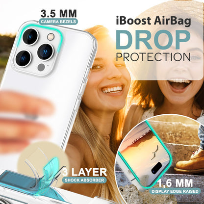 NALIA Matt-Transparentes Case für iPhone 16 Pro – Milchglas-Optik & Anti-Fingerprint – NYTE (Stoßfest, Harte Rückseite & Silikon Bumper) – Marke aus Berlin