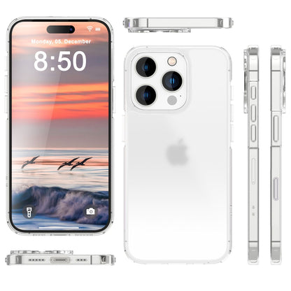 NALIA Matt-Transparentes Case für iPhone 16 Pro Max – Milchglas-Optik & Anti-Fingerprint – NYTE (Stoßfest, Harte Rückseite & Silikon Bumper) – Marke aus Berlin