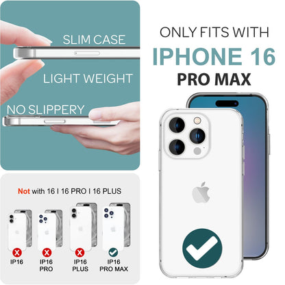 NALIA 360° Hülle für iPhone 16 Pro Max – Vorne & Hinten Schutz – 360GUARD (Full-Body Case) – Marke aus Berlin