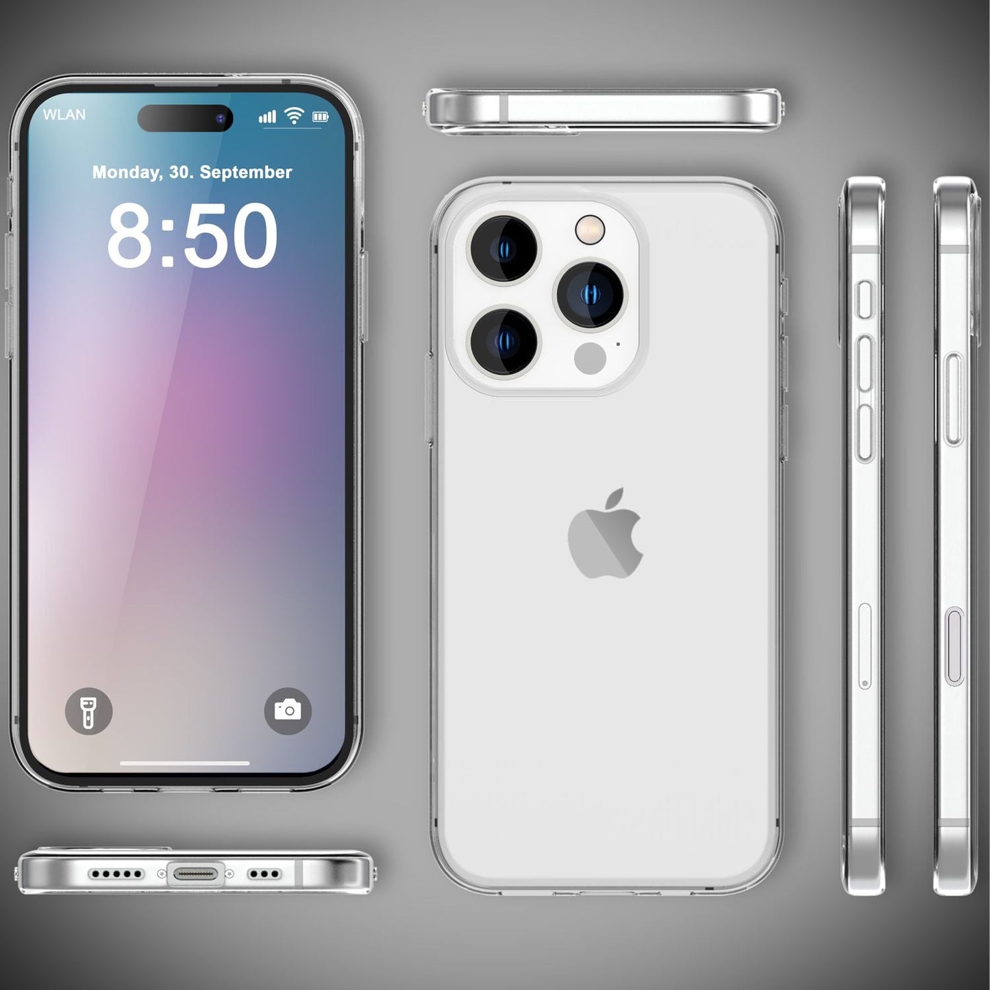 NALIA 360° Hülle für iPhone 16 Pro Max – Vorne & Hinten Schutz – 360GUARD (Full-Body Case) – Marke aus Berlin