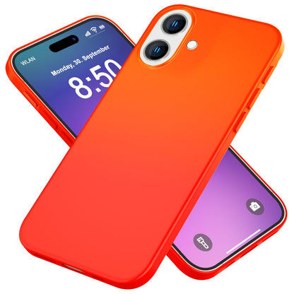 NALIA Neon Silikonhülle für iPhone 16 – Soft-Touch & Signal-Neon – NEONSHOCK (Matte Schutzhülle) – Marke aus Berlin