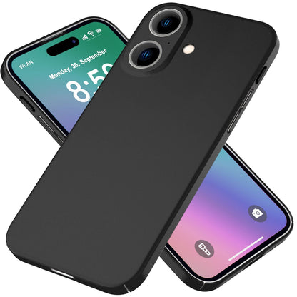 NALIA Ultra Slim Hardcase für iPhone 16 – Anti-Fingerabdruck & 0.5mm Dünn – PUREFIT (Matt & Leicht) – Marke aus Berlin