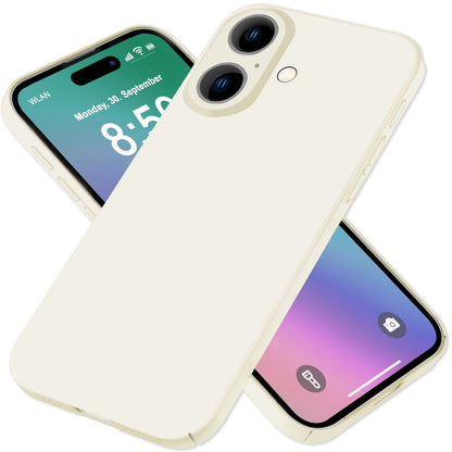 NALIA Ultra Slim Hardcase für iPhone 16 – Anti-Fingerabdruck & 0.5mm Dünn – PUREFIT (Matt & Leicht) – Marke aus Berlin