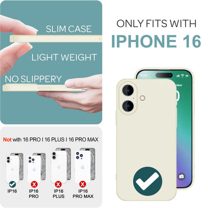 NALIA Ultra Slim Hardcase für iPhone 16 – Anti-Fingerabdruck & 0.5mm Dünn – PUREFIT (Matt & Leicht) – Marke aus Berlin