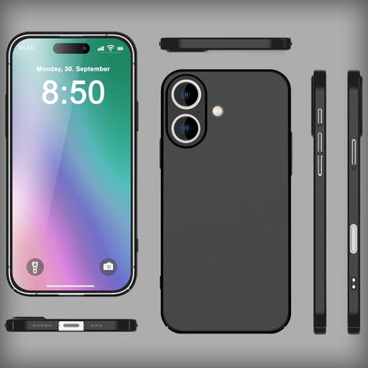 NALIA Ultra Slim Hardcase für iPhone 16 Plus – Anti-Fingerabdruck & 0.5mm Dünn – PUREFIT (Matt & Leicht) – Marke aus Berlin