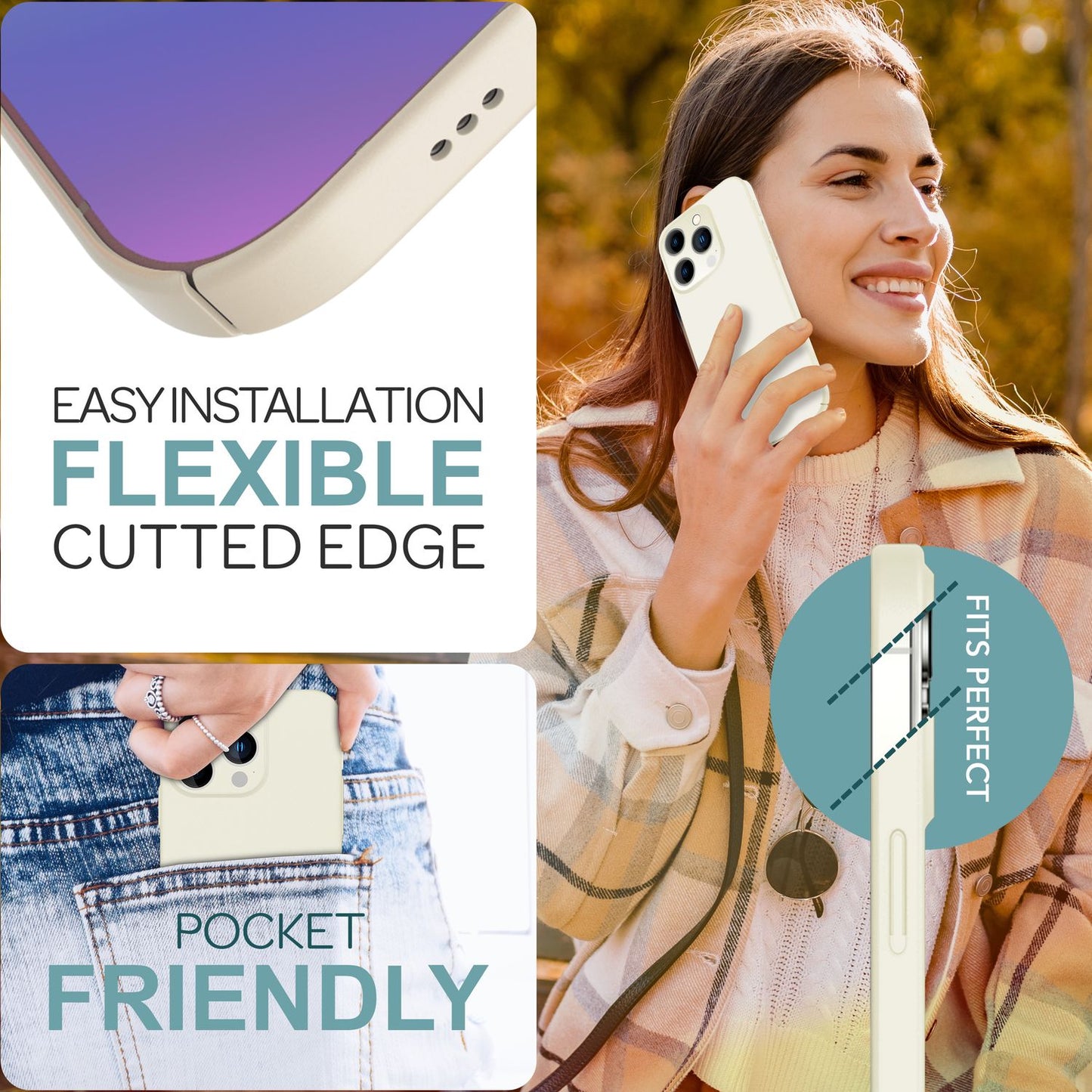 NALIA Ultra Slim Hardcase für iPhone 16 Pro – Anti-Fingerabdruck & 0.5mm Dünn – PUREFIT (Matt & Leicht) – Marke aus Berlin
