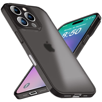 NALIA Ultra Slim Hardcase für iPhone 16 Pro Max – Matt-Transparent & 0.3mm Dünn – PHANTOM (Dünnes Cover & Kamera-Vollschutz) – Marke aus Berlin