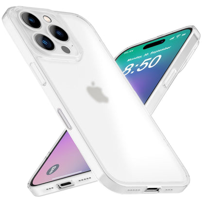 NALIA Ultra Slim Hardcase für iPhone 16 Pro Max – Matt-Transparent & 0.3mm Dünn – PHANTOM (Dünnes Cover & Kamera-Vollschutz) – Marke aus Berlin