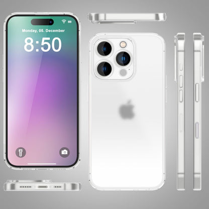 NALIA Ultra Slim Hardcase für iPhone 16 Pro Max – Matt-Transparent & 0.3mm Dünn – PHANTOM (Dünnes Cover & Kamera-Vollschutz) – Marke aus Berlin