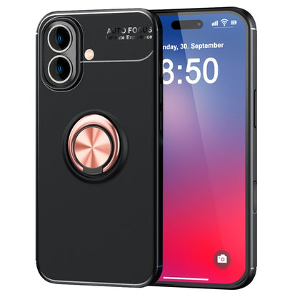 NALIA Ringhülle für iPhone 16 Plus – Ring-Ständer 360° & für Magnet-Halter – GRIP360 (Mattiertes Silikon Case) – Marke aus Berlin