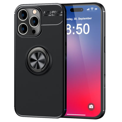 NALIA Ringhülle für iPhone 16 Pro – Ring-Ständer 360° & für Magnet-Halter – GRIP360 (Mattiertes Silikon Case) – Marke aus Berlin