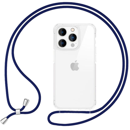 NALIA Handykette für iPhone 16 Pro Max – Transparentes Hybrid-Case & Band – HANGIT PRO (Anti-Gelb Rückseite & Verstellbar) – Marke aus Berlin
