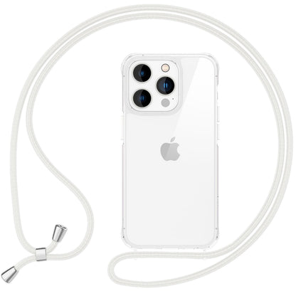 NALIA Handykette für iPhone 16 Pro Max – Transparentes Hybrid-Case & Band – HANGIT PRO (Anti-Gelb Rückseite & Verstellbar) – Marke aus Berlin
