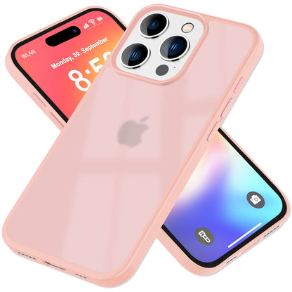 NALIA Matte Handyhülle für iPhone 16 Pro Max – Stoßfester Silikon-Rahmen & Semi-Transparent – FUZION (Anti-Fingerprint Case) – Marke aus Berlin