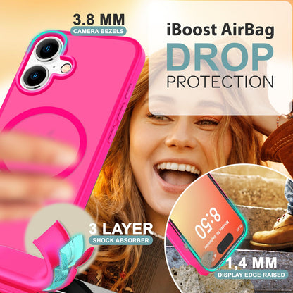 NALIA Magnet-Case für iPhone 16 – Matt-Transparent & MagSafe Kompatibel – MATTEX (Rutschfest, Stoßfest & Anti-Fingerabdruck) – Marke aus Berlin