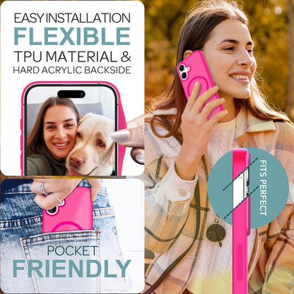 NALIA Magnet-Case für iPhone 16 – Matt-Transparent & MagSafe Kompatibel – MATTEX (Rutschfest, Stoßfest & Anti-Fingerabdruck) – Marke aus Berlin