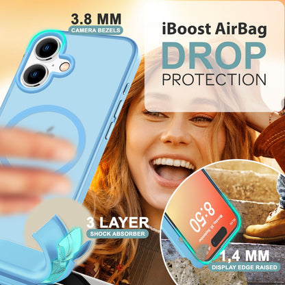 NALIA Magnet-Case für iPhone 16 – Matt-Transparent & MagSafe Kompatibel – MATTEX (Rutschfest, Stoßfest & Anti-Fingerabdruck) – Marke aus Berlin