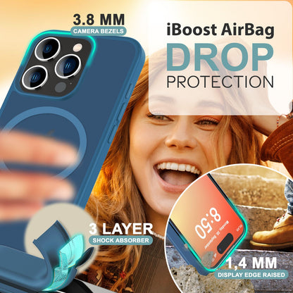 NALIA Magnet-Case für iPhone 16 Pro Max – Matt-Transparent & MagSafe Kompatibel – MATTEX (Rutschfest, Stoßfest & Anti-Fingerabdruck) – Marke aus Berlin