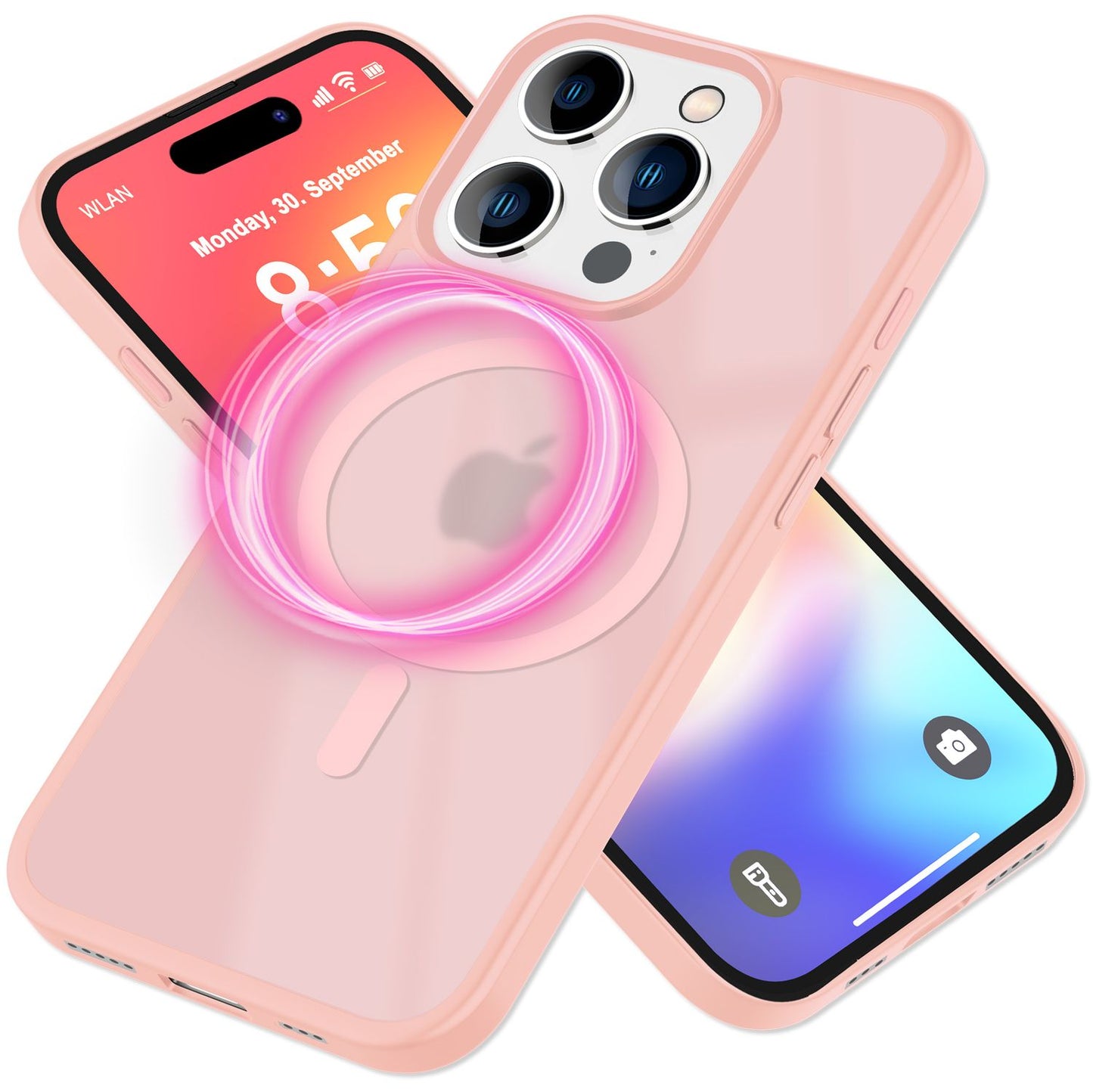 NALIA Magnet-Case für iPhone 16 Pro Max – Matt-Transparent & MagSafe Kompatibel – MATTEX (Rutschfest, Stoßfest & Anti-Fingerabdruck) – Marke aus Berlin