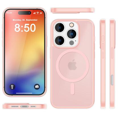 NALIA Magnet-Case für iPhone 16 Pro Max – Matt-Transparent & MagSafe Kompatibel – MATTEX (Rutschfest, Stoßfest & Anti-Fingerabdruck) – Marke aus Berlin