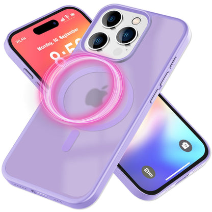 NALIA Magnet-Case für iPhone 16 Pro Max – Matt-Transparent & MagSafe Kompatibel – MATTEX (Rutschfest, Stoßfest & Anti-Fingerabdruck) – Marke aus Berlin