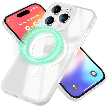 NALIA Magnet-Case für iPhone 16 Pro Max – Matt-Transparent & MagSafe Kompatibel – MATTEX (Rutschfest, Stoßfest & Anti-Fingerabdruck) – Marke aus Berlin