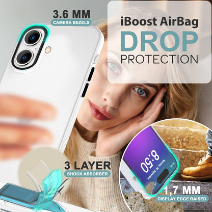 NALIA Silikonhülle für iPhone 16 – Matt & Griffig Soft-Touch – ASTRON (Flexibles TPU Case & Stoßfest) – Marke aus Berlin