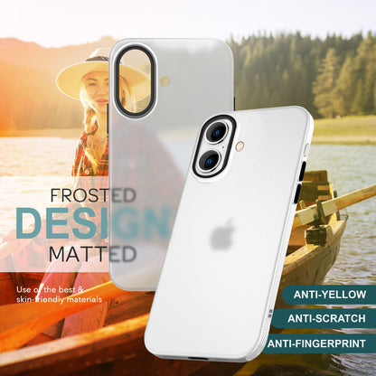 NALIA Silikonhülle für iPhone 16 – Matt & Griffig Soft-Touch – ASTRON (Flexibles TPU Case & Stoßfest) – Marke aus Berlin