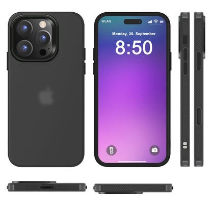 NALIA Silikonhülle für iPhone 16 Pro – Matt & Griffig Soft-Touch – ASTRON (Flexibles TPU Case & Stoßfest) – Marke aus Berlin