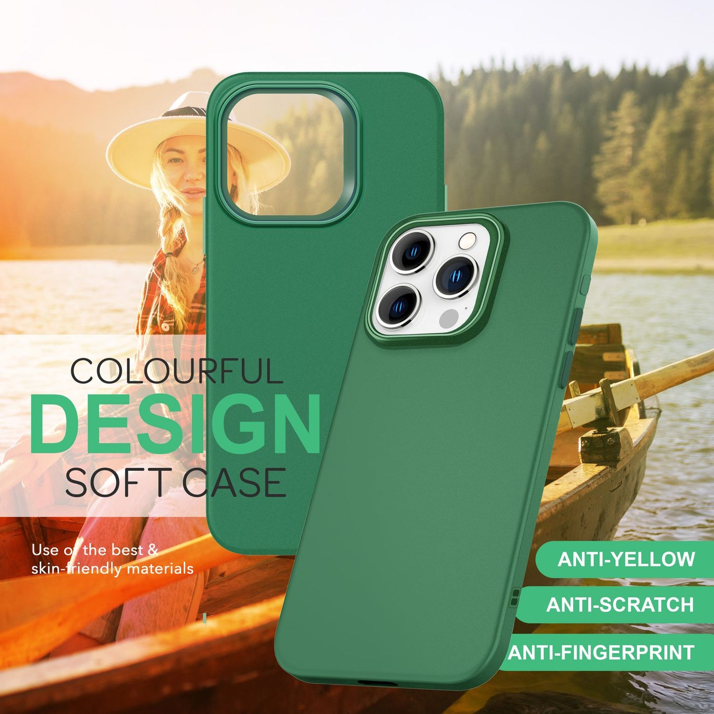 NALIA Silikonhülle für iPhone 16 Pro Max – Matt & Griffig Soft-Touch – ASTRON (Flexibles TPU Case & Stoßfest) – Marke aus Berlin
