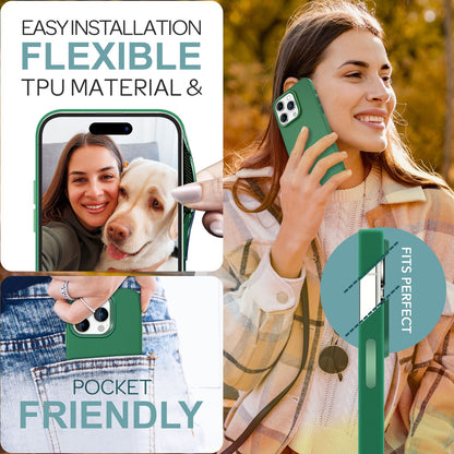 NALIA Silikonhülle für iPhone 16 Pro Max – Matt & Griffig Soft-Touch – ASTRON (Flexibles TPU Case & Stoßfest) – Marke aus Berlin