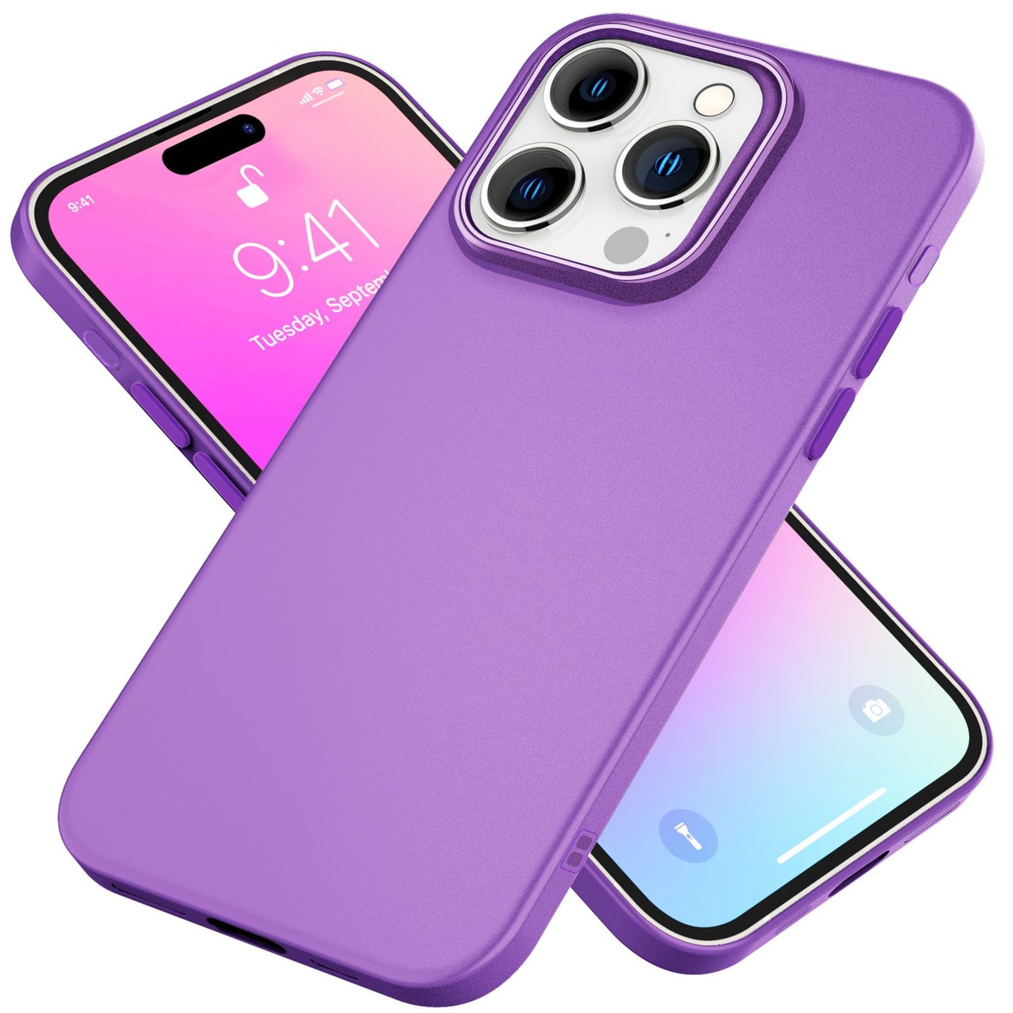NALIA Silikonhülle für iPhone 16 Pro Max – Matt & Griffig Soft-Touch – ASTRON (Flexibles TPU Case & Stoßfest) – Marke aus Berlin