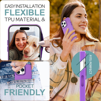 NALIA Silikonhülle für iPhone 16 Pro Max – Matt & Griffig Soft-Touch – ASTRON (Flexibles TPU Case & Stoßfest) – Marke aus Berlin